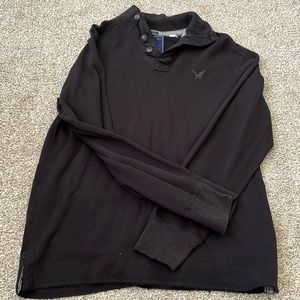 Black dressy long sleeve shirt